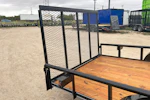 Texas Bragg 12'x77" Utility Trailer w/ 4' Gate (U2) Stock #88954 - Thumbnail 4