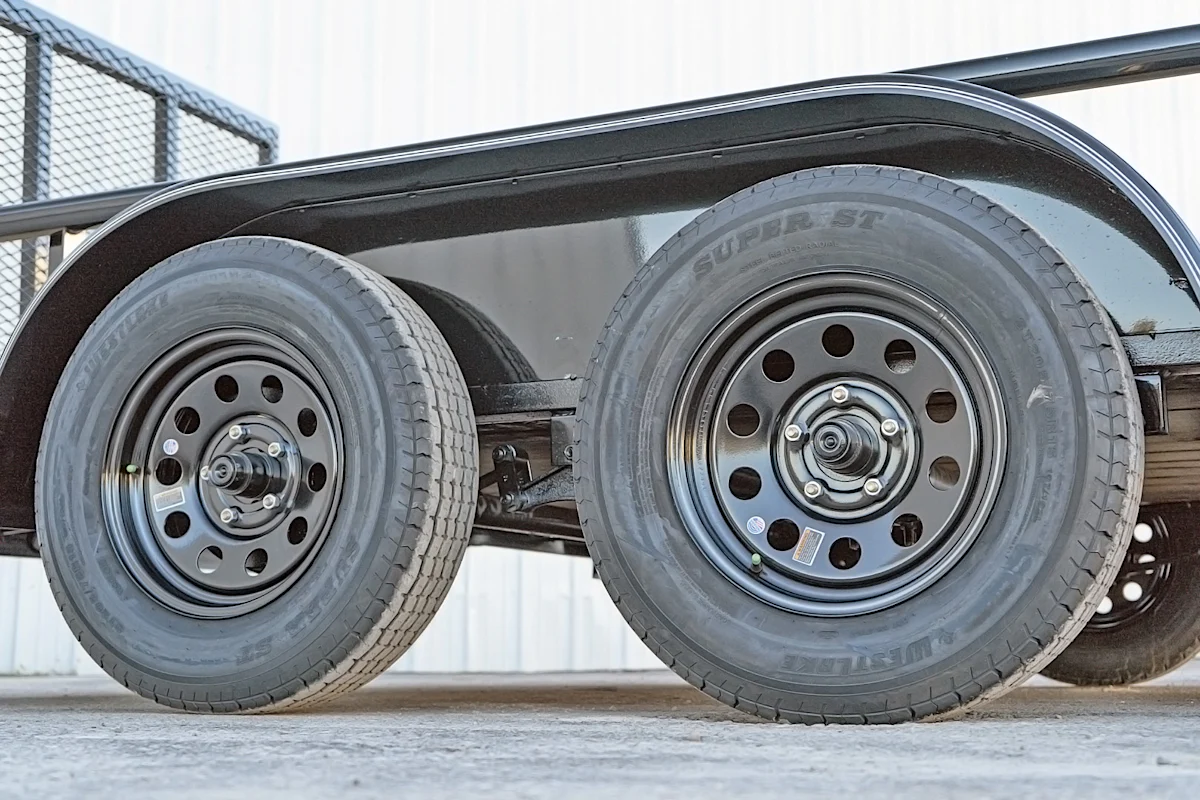 Texas Bragg 14'x83" Utility Trailer w/ 4' Gate (U2) - Stock #88957 - Image 8 of 9 Texas Bragg 14'x83" Utility Trailer w/ 4' Gate (U2) - Stock #88957 - Image 8 of 9