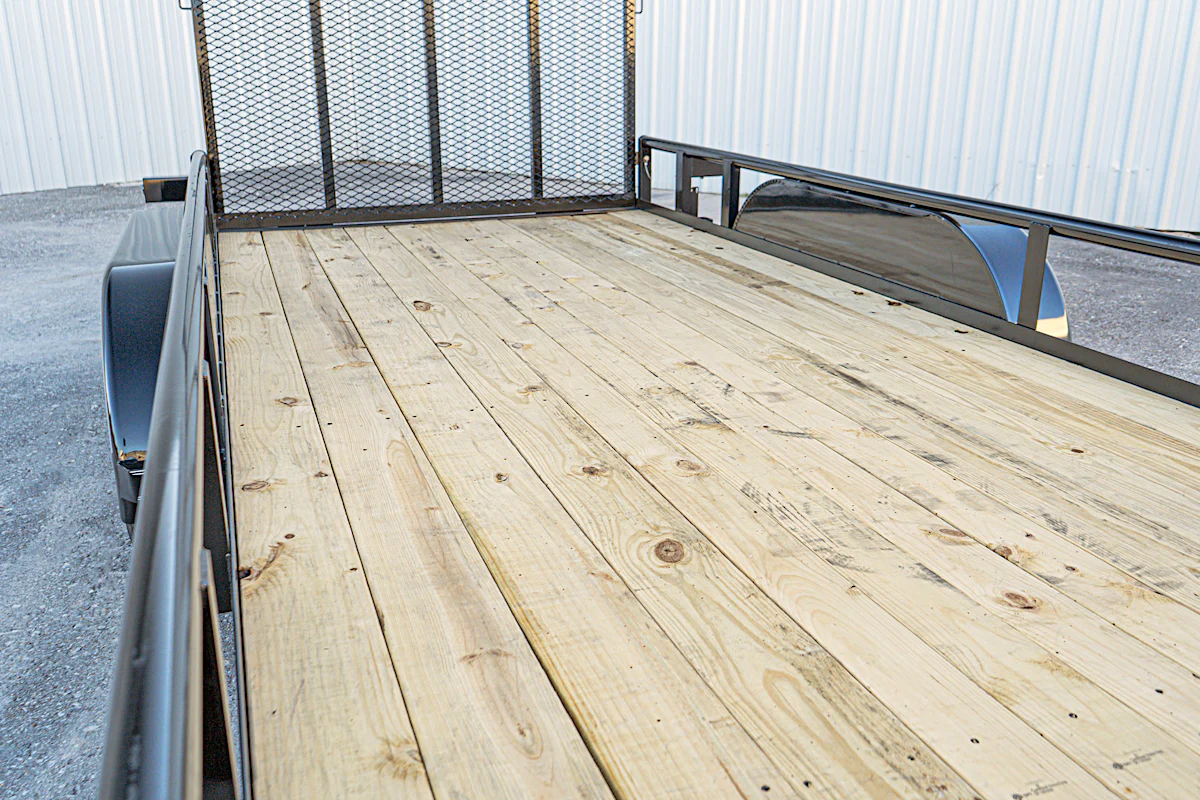 Texas Bragg 14'x83" Utility Trailer w/ 4' Gate (U2) - Stock #88957 - Image 5 of 9 Texas Bragg 14'x83" Utility Trailer w/ 4' Gate (U2) - Stock #88957 - Image 5 of 9