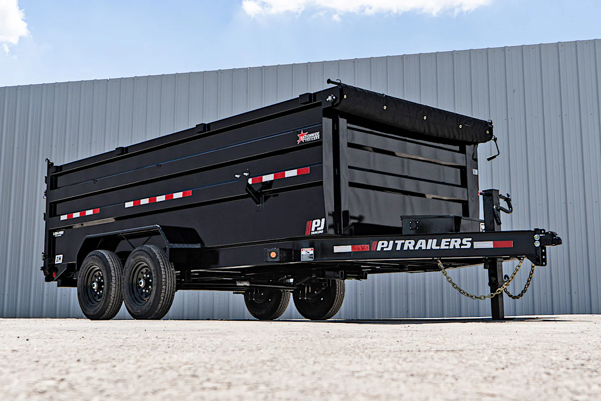 PJ Trailers 16'x83" Low Pro High Side Dump Trailer w/ 4' Sides (DM) - Stock #88973 - Image 7 of 30 PJ Trailers 16'x83" Low Pro High Side Dump Trailer w/ 4' Sides (DM) - Stock #88973 - Image 7 of 30