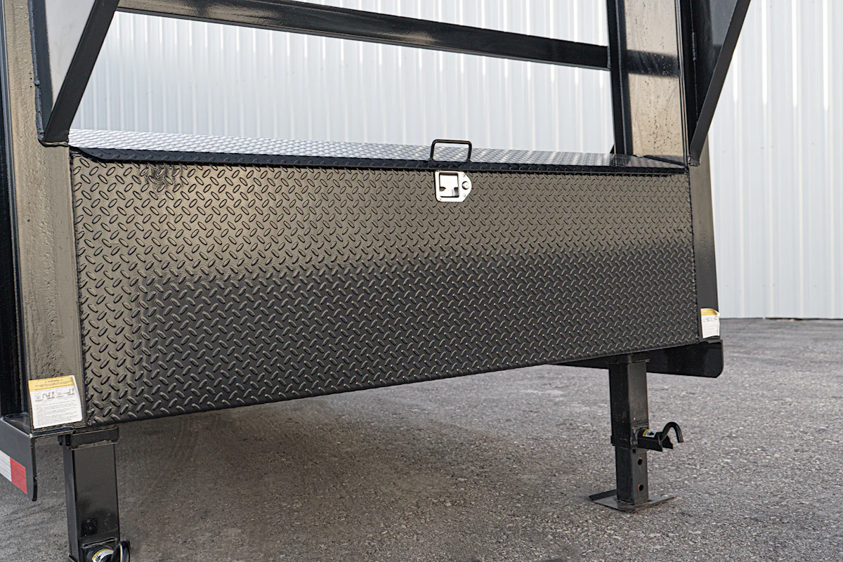 PJ Trailers 24'x82" Gooseneck 6" Channel Equipment Gravity Tilt Trailer (T6) - Stock #88975 - Image 11 of 21 PJ Trailers 24'x82" Gooseneck 6" Channel Equipment Gravity Tilt Trailer (T6) - Stock #88975 - Image 11 of 21