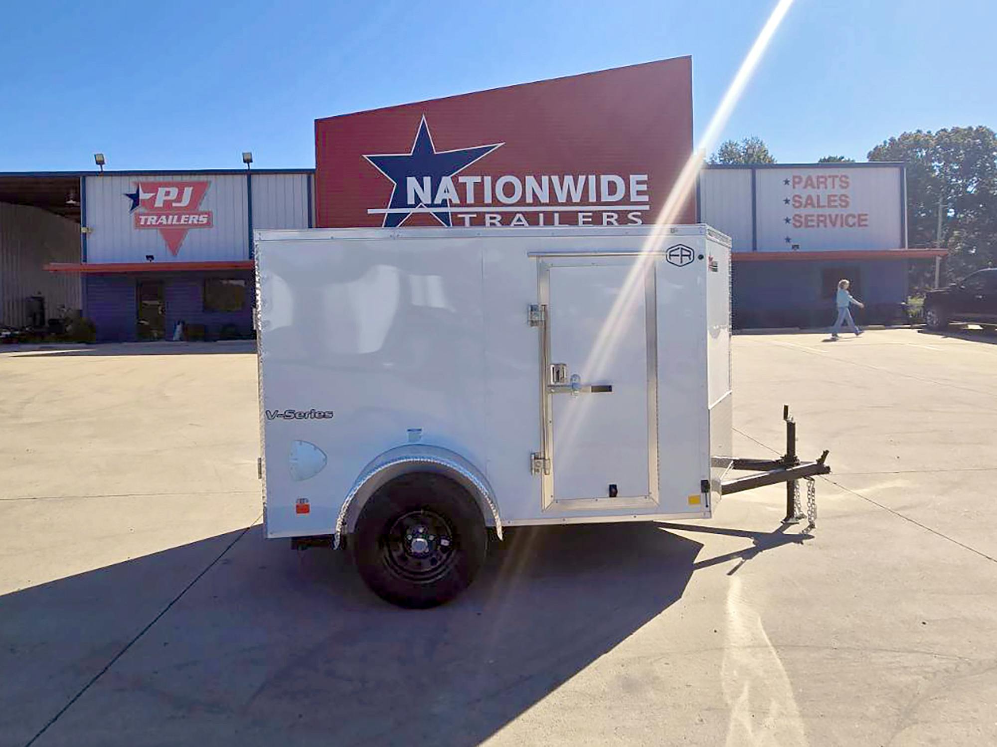 Continental Cargo V-Series 5' × 8' Enclosed Cargo Trailer