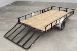 PJ Trailers 14'x83" Single Axle 4" Channel Utility Trailer (U8) Stock #89125 - Thumbnail 15