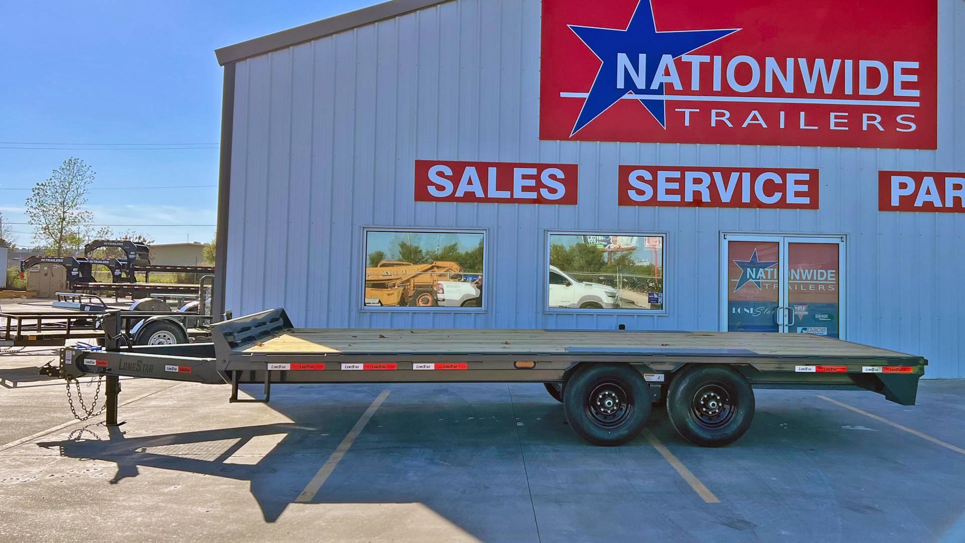 LoneStar 24'x102" 8" I-Beam Deckover Trailer - Stock #89153 - Image 4 of 6