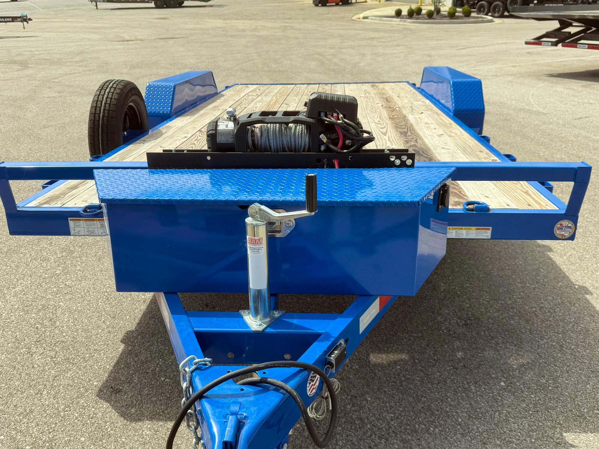 Sure-Trac USED 18'x83" Car Hauler w/ 2ft Dovetail - Stock #89161 - Image 2 of 3