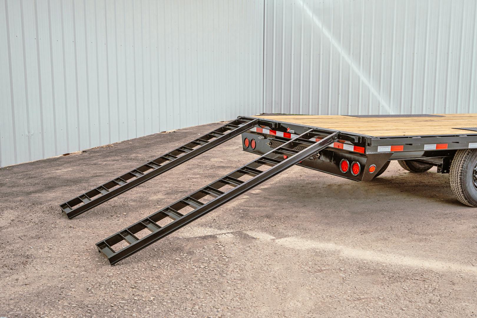 PJ Trailers 24'x102" 8" I-Beam Deckover Flatbed Trailer (F8) - Stock #89162 - Image 12 of 16