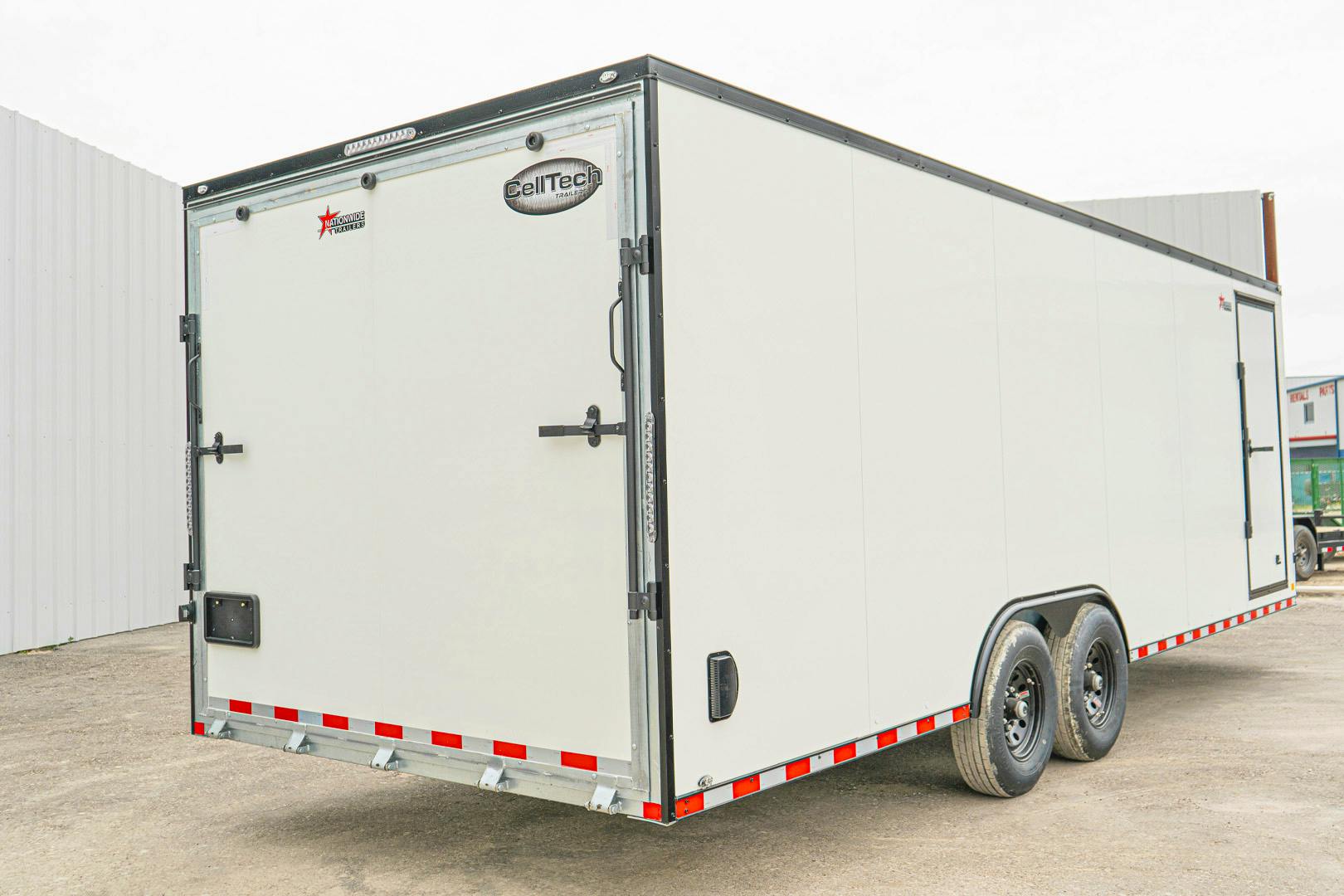 CellTech 8.5'x24' All-Steel Enclosed Cargo Trailer w/ Rear Ramp Door (C2) - Stock #89168 - Image 12 of 19