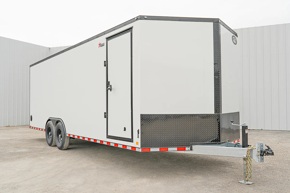 CellTech 8.5'x24' All-Steel Enclosed Cargo Trailer w/ Rear Ramp Door (C2) - Stock #89168 - Image 2 of 19 CellTech 8.5'x24' All-Steel Enclosed Cargo Trailer w/ Rear Ramp Door (C2) - Stock #89168 - Image 2 of 19