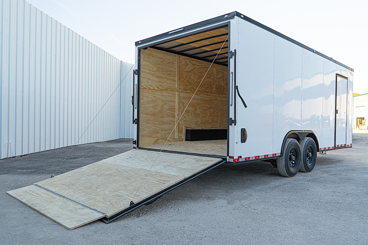 Spartan 8.5'x20' Enclosed Cargo Trailer w/ Rear Ramp Door (C2) - Stock #89171 - Image 12 of 13 Spartan 8.5'x20' Enclosed Cargo Trailer w/ Rear Ramp Door (C2) - Stock #89171 - Image 12 of 13