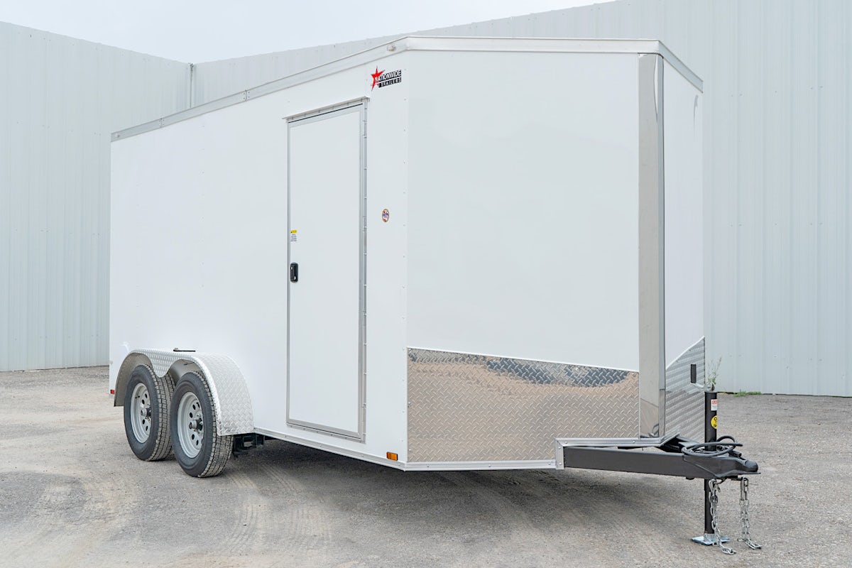 Spartan 7'x14' Enclosed Cargo Trailer w/ Rear Ramp Door (C2) - Stock #89180 - Image 2 of 19 Spartan 7'x14' Enclosed Cargo Trailer w/ Rear Ramp Door (C2) - Stock #89180 - Image 2 of 19
