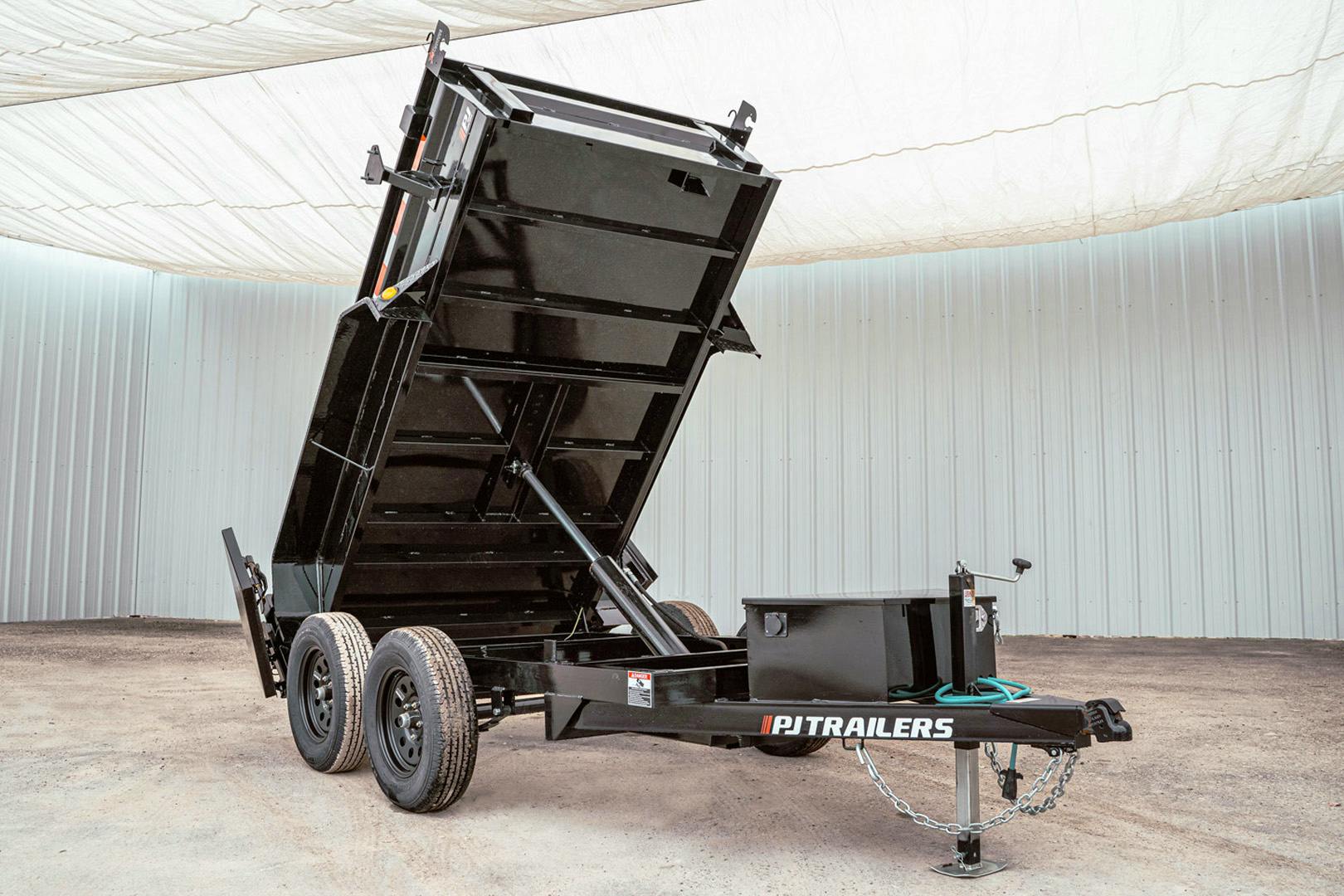 PJ Trailers 10'x60" Hydraulic Dump Trailer w/ 18" Sides (D5) - Stock #89192 - Image 5 of 26