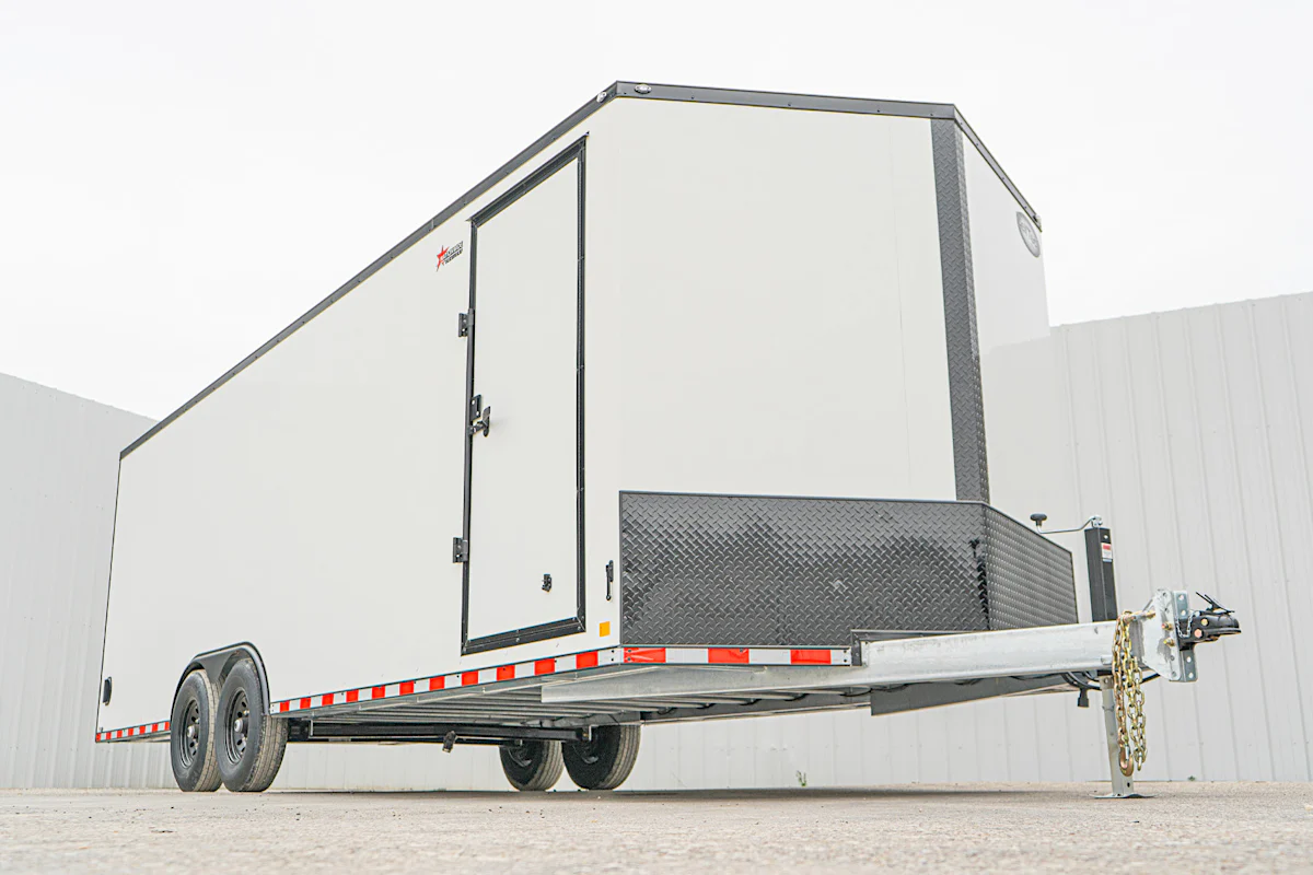 CellTech 8.5'x24' All-Steel Enclosed Cargo Trailer w/ Rear Ramp Door (C2) - Stock #89199 - Image 3 of 19 CellTech 8.5'x24' All-Steel Enclosed Cargo Trailer w/ Rear Ramp Door (C2) - Stock #89199 - Image 3 of 19