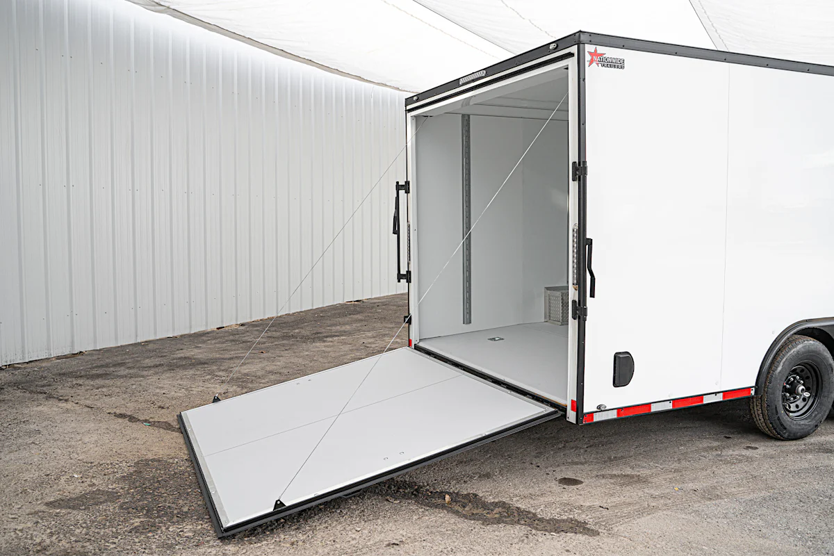 CellTech 8.5'x20' All-Steel Enclosed Cargo Trailer w/ Rear Ramp Door (C2) - Stock #89204 - Image 10 of 18 CellTech 8.5'x20' All-Steel Enclosed Cargo Trailer w/ Rear Ramp Door (C2) - Stock #89204 - Image 10 of 18