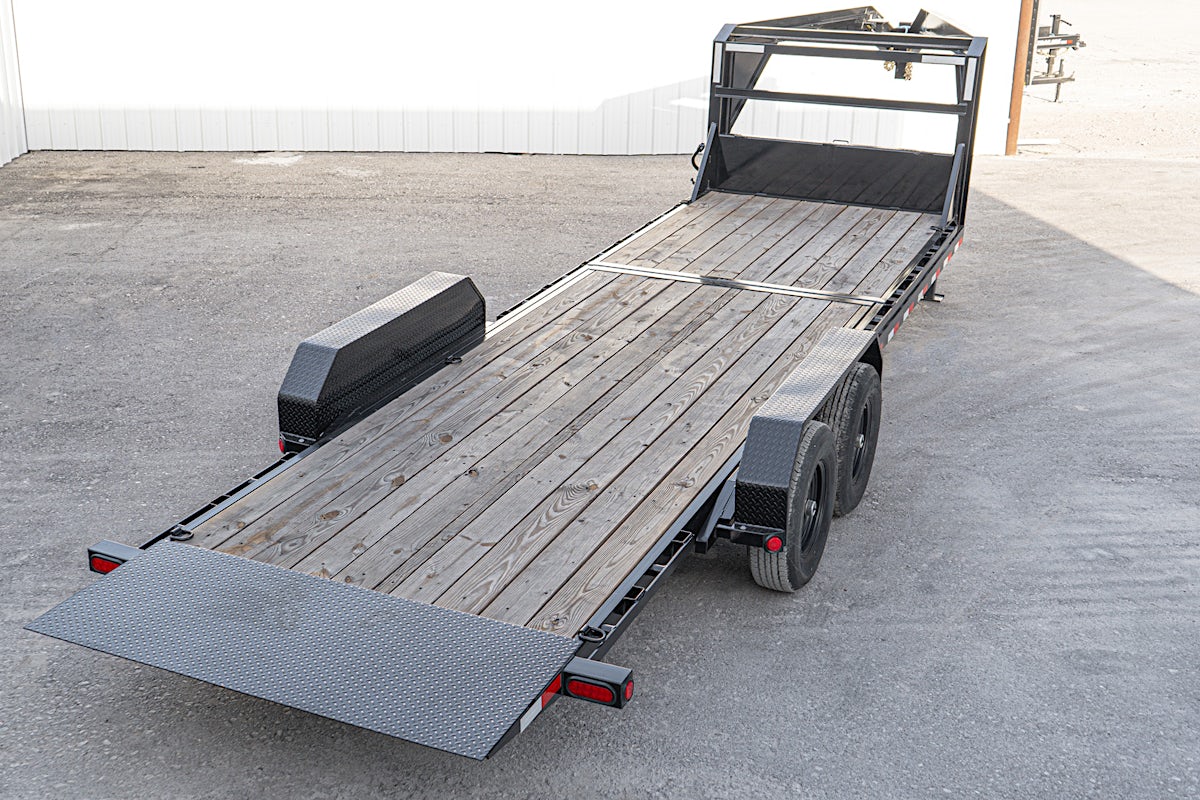 PJ Trailers 24'x82" Gooseneck 6" Channel Equipment Gravity Tilt Trailer (T6) - Stock #89242 - Image 17 of 21 PJ Trailers 24'x82" Gooseneck 6" Channel Equipment Gravity Tilt Trailer (T6) - Stock #89242 - Image 17 of 21