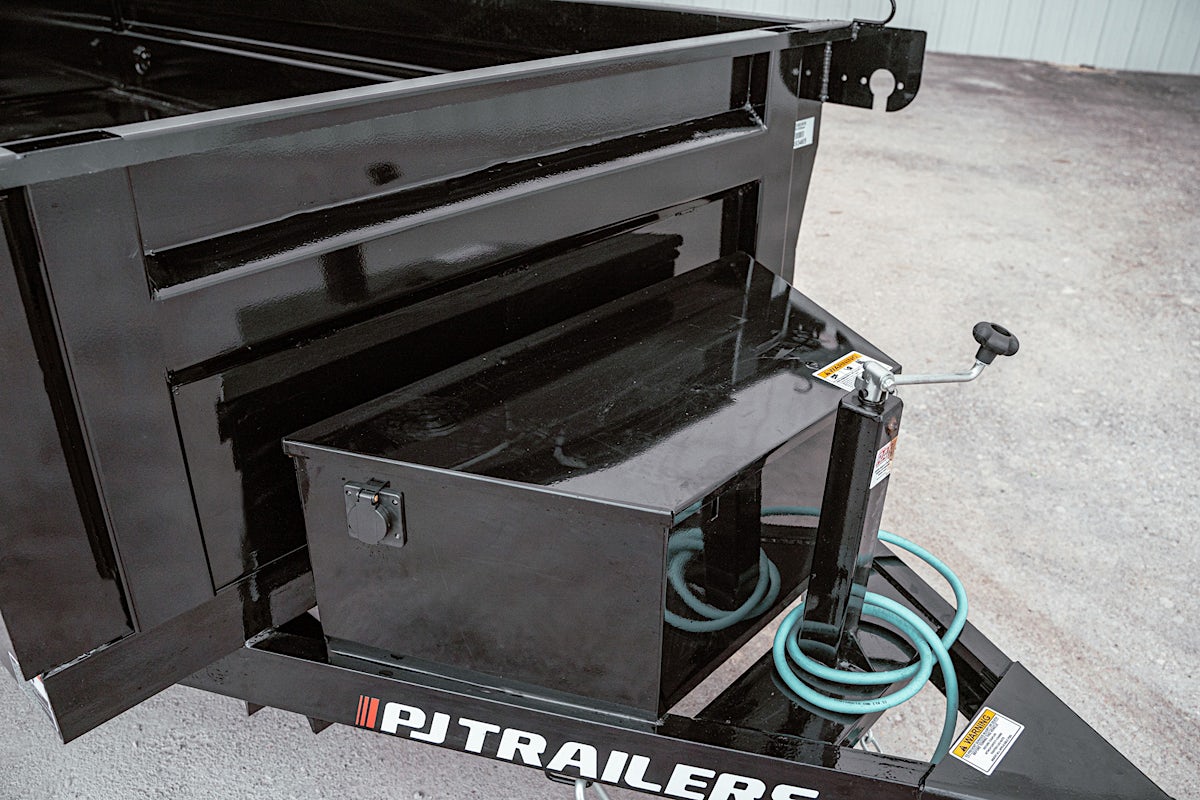 PJ Trailers 10'x60" Hydraulic Dump Trailer w/ 18" Sides (D5) - Stock #89253 - Image 9 of 26 PJ Trailers 10'x60" Hydraulic Dump Trailer w/ 18" Sides (D5) - Stock #89253 - Image 9 of 26