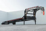 PJ Trailers 40'x102" 18k Gooseneck Flatbed Trailer w/ Singles (LX) Stock #89254 - Thumbnail 9