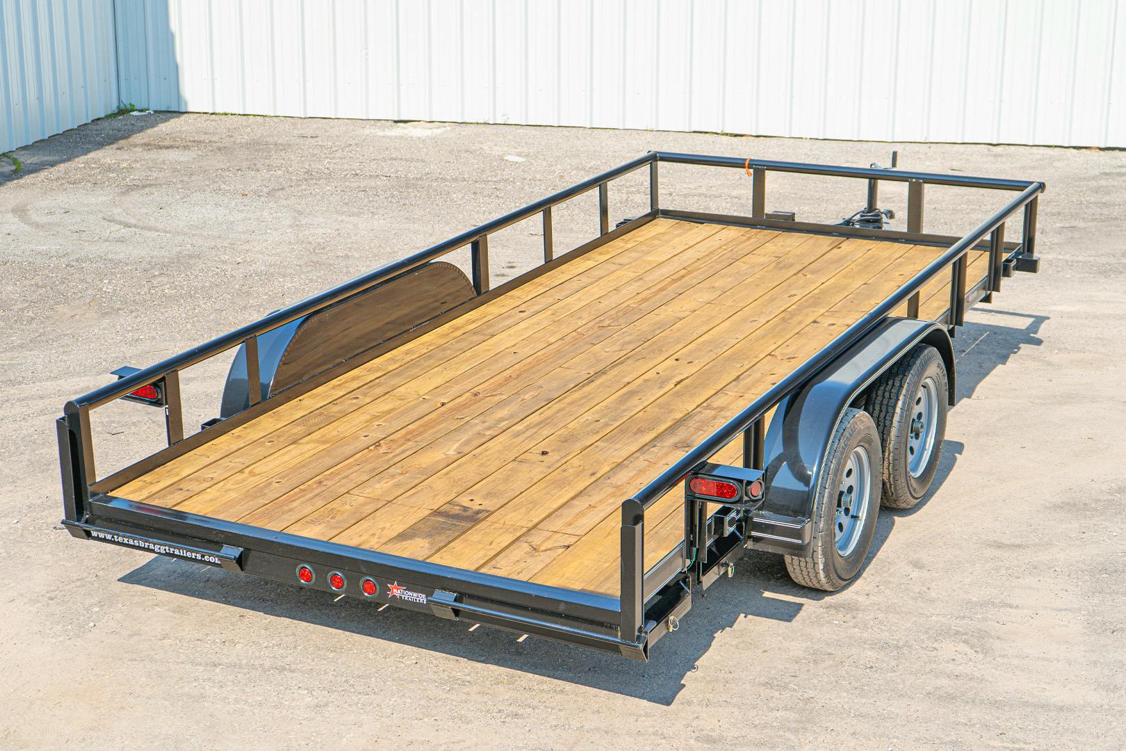 Texas Bragg 16'x83" Utility Trailer w/ Slide-In Ramps (U2) - Stock #89258 - Image 7 of 9