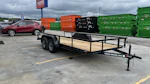 Texas Bragg 16'x77" Square Tube Top Utility Trailer Stock #89259 - Thumbnail 2