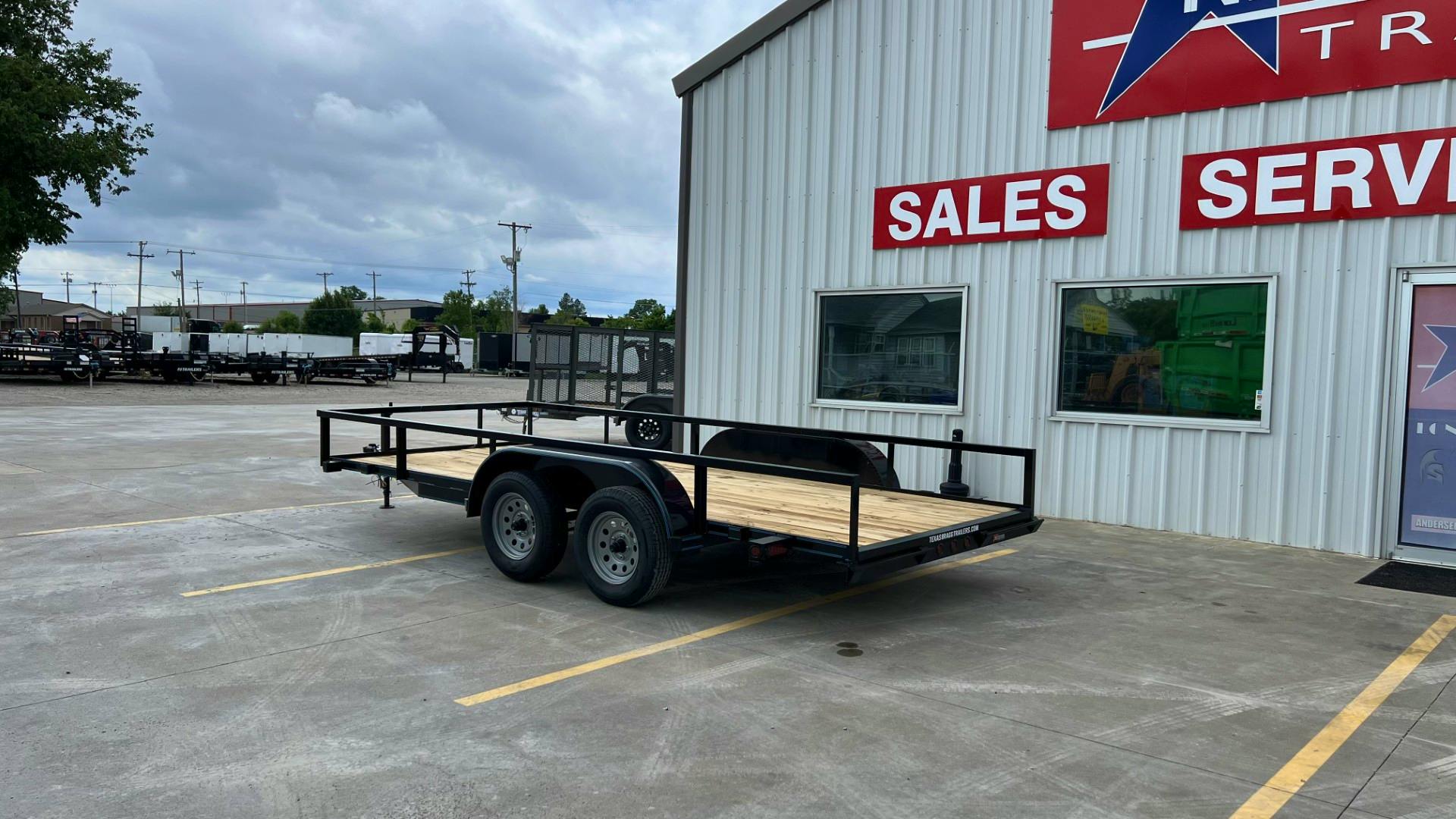 Texas Bragg 16'x77" Square Tube Top Utility Trailer