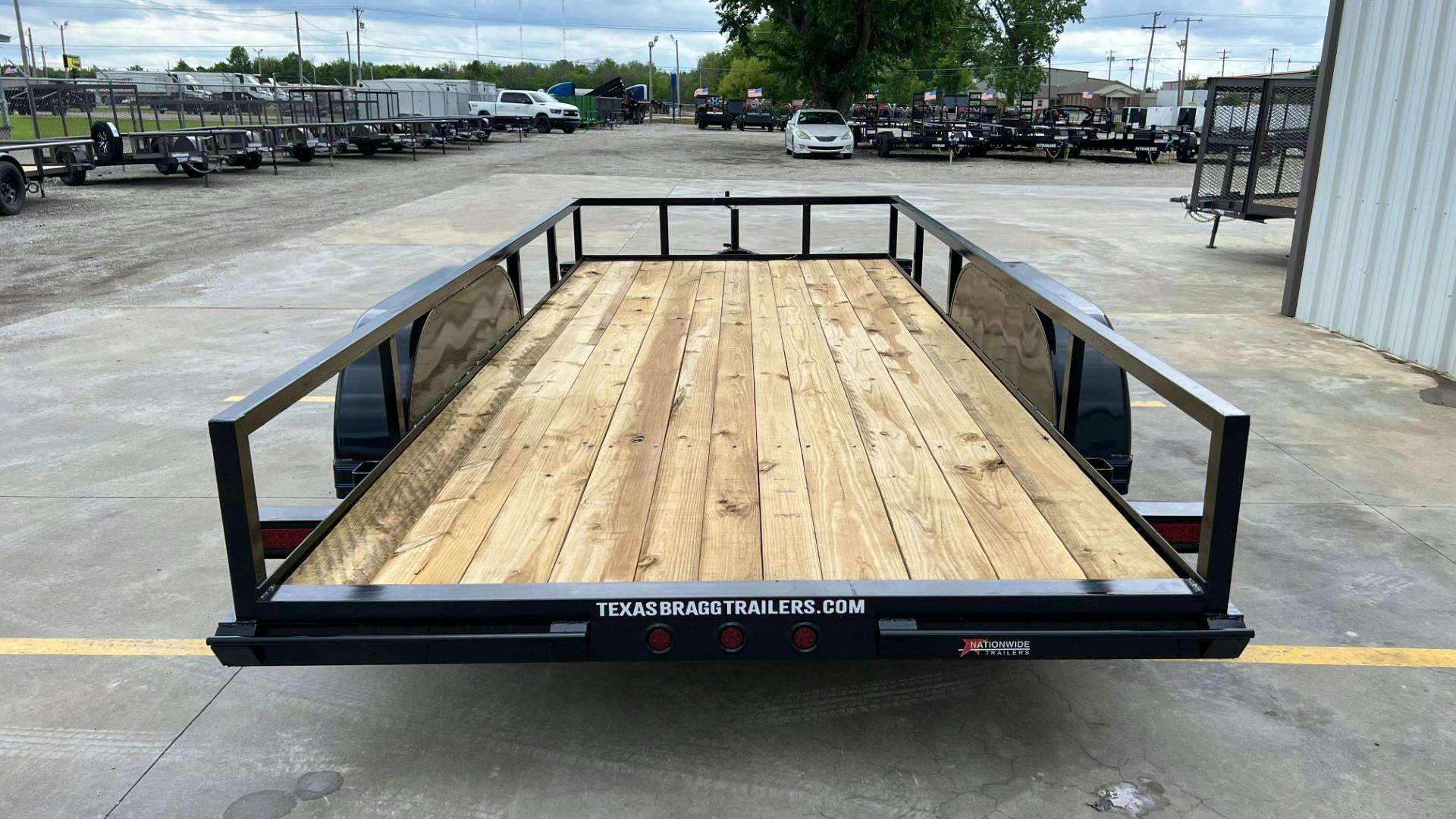 Texas Bragg 16'x77" Square Tube Top Utility Trailer