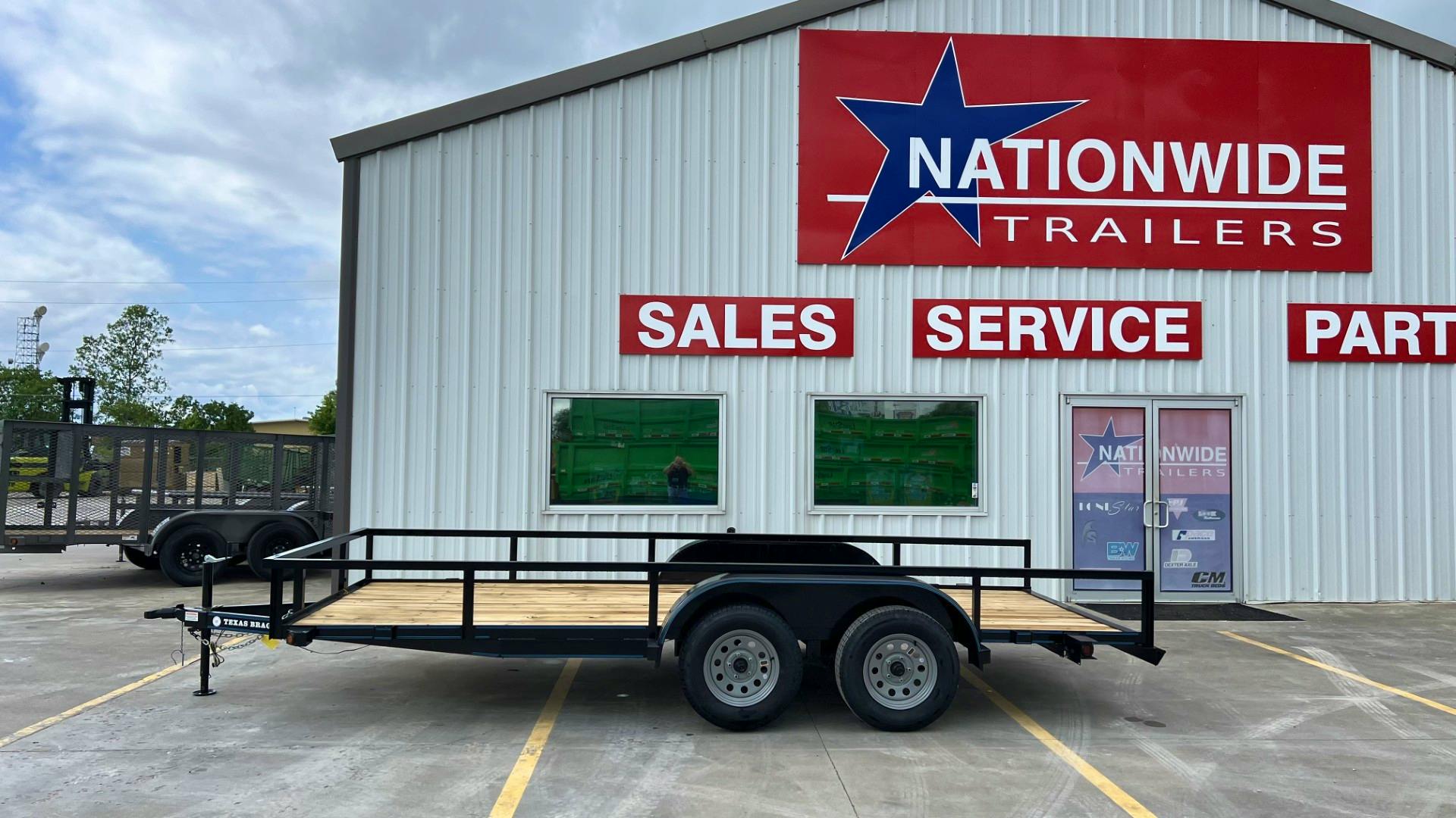 Texas Bragg 16'x77" Square Tube Top Utility Trailer