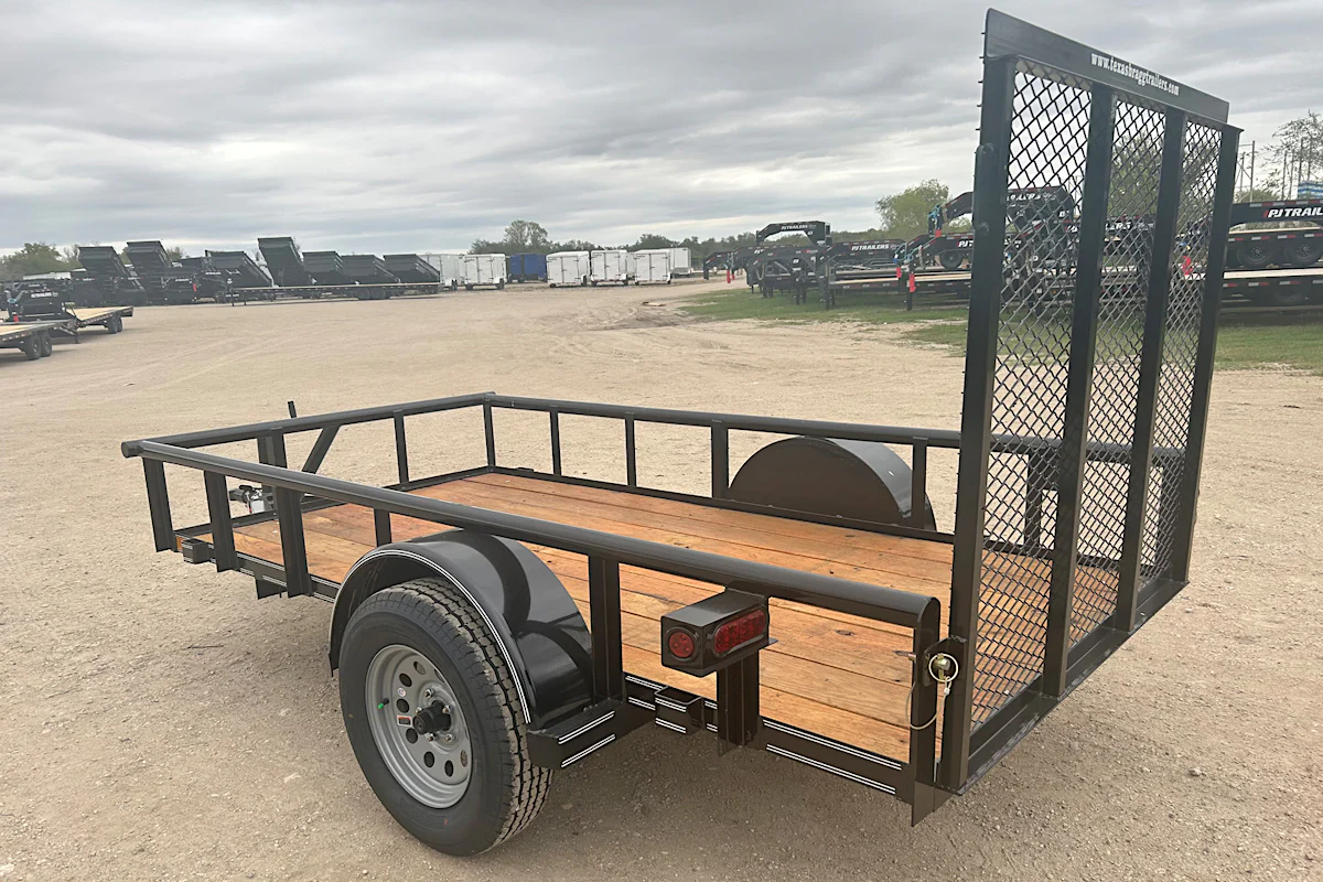 Texas Bragg 10'x60" Utility Trailer w/ 4' Gate (U1) - Stock #89270 - Image 2 of 5 Texas Bragg 10'x60" Utility Trailer w/ 4' Gate (U1) - Stock #89270 - Image 2 of 5