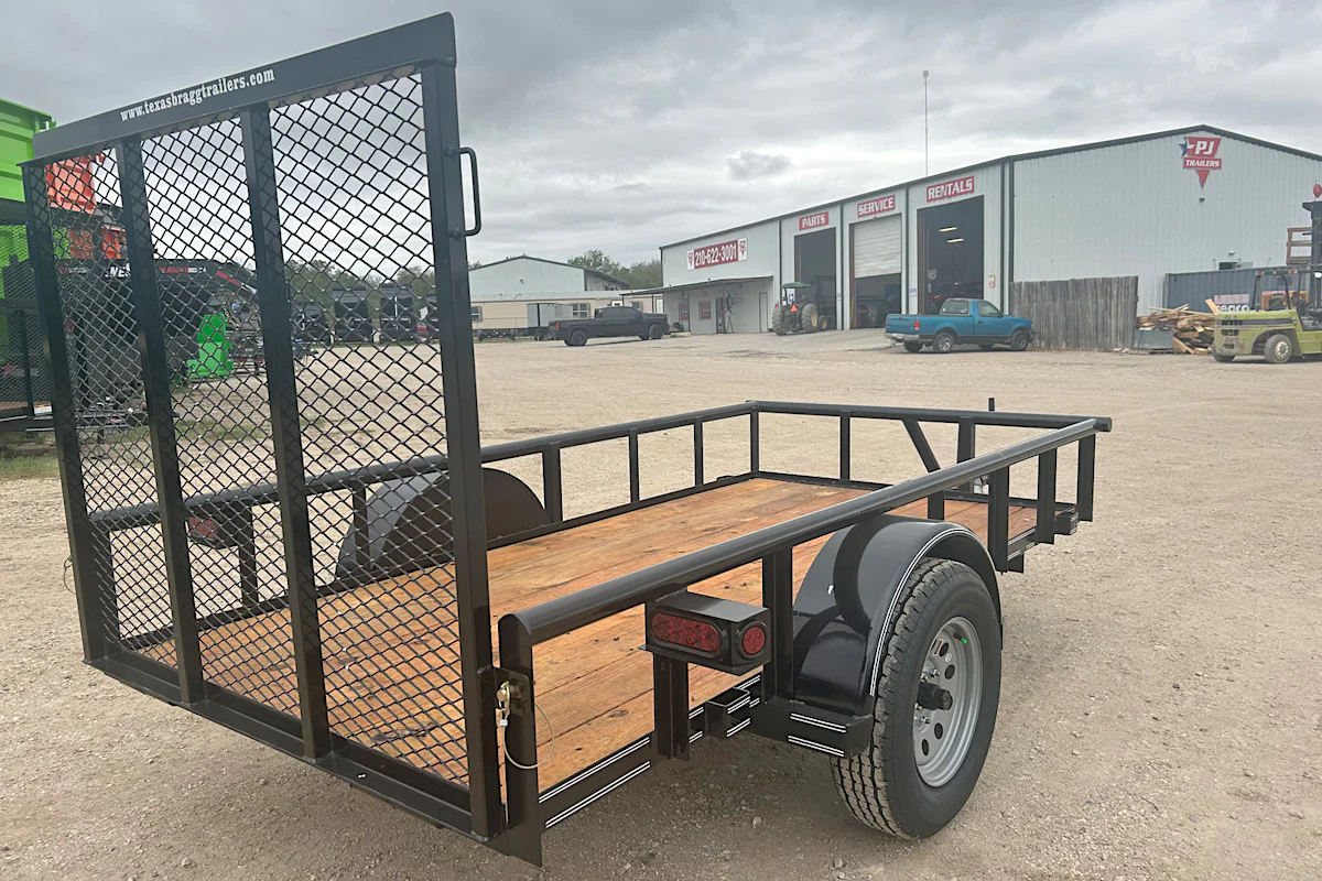 Texas Bragg 10'x60" Utility Trailer w/ 4' Gate (U1) - Stock #89270 - Image 3 of 5 Texas Bragg 10'x60" Utility Trailer w/ 4' Gate (U1) - Stock #89270 - Image 3 of 5