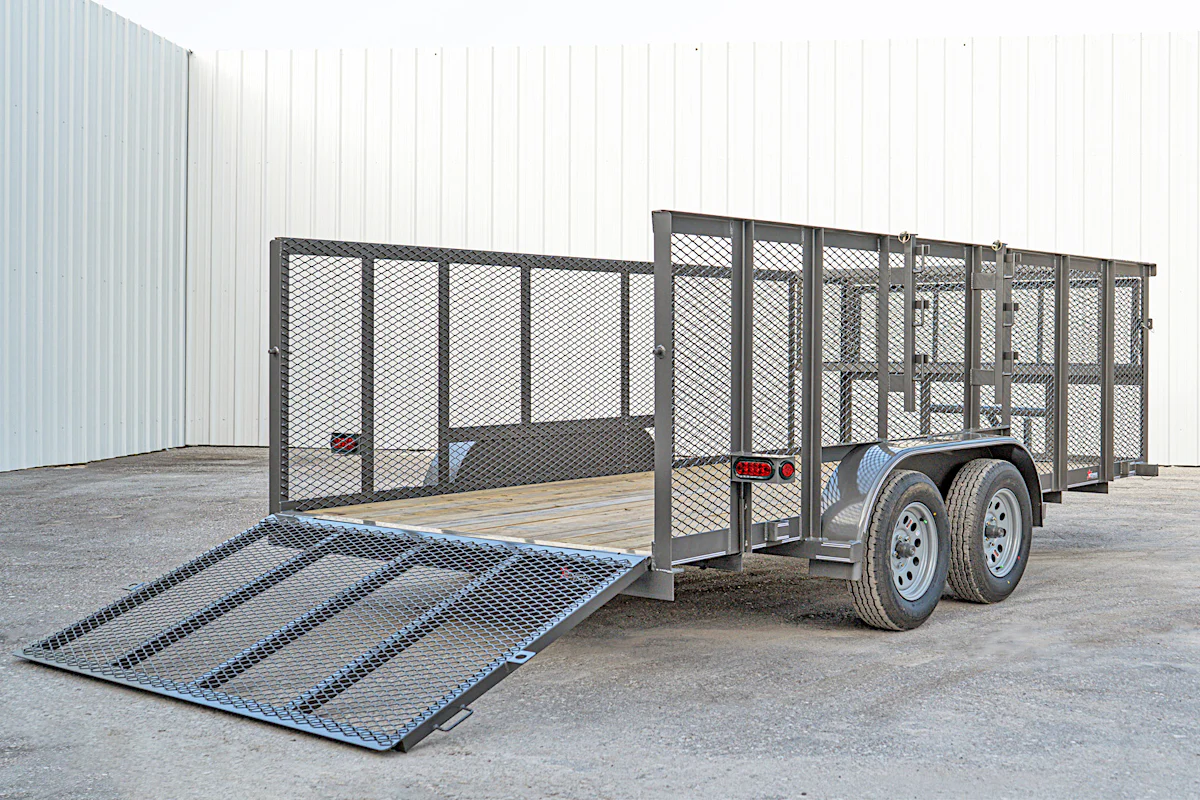 Texas Bragg 16'x83" Landscape Trailer w/ 4' Sides & 4' Gate (L2) - Stock #89273 - Image 16 of 16 Texas Bragg 16'x83" Landscape Trailer w/ 4' Sides & 4' Gate (L2) - Stock #89273 - Image 16 of 16