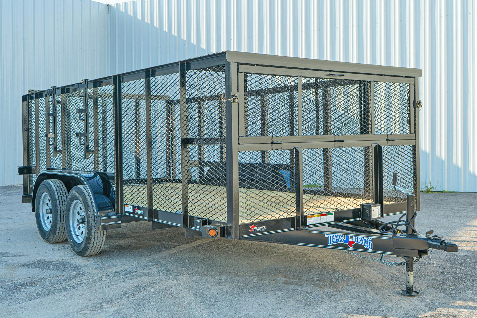 Texas Bragg 14'x83" Landscape Trailer w/ 4' Sides & 4' Gate (L2) - Stock #89274 - Image 2 of 10