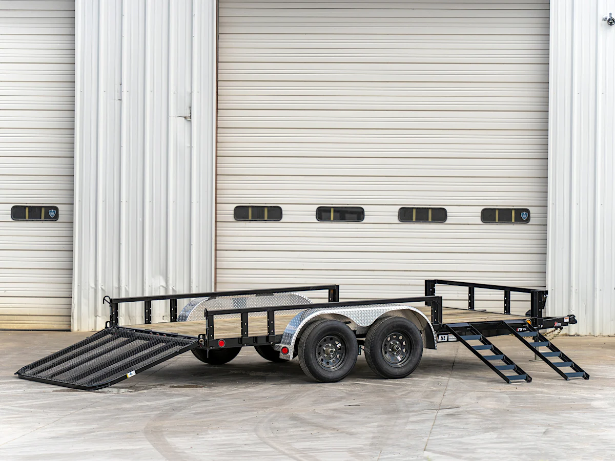 PJ Trailers 14'x83" Tandem Axle 4" Channel Utility Trailer (UL) - Stock #89279 - Image 3 of 3 PJ Trailers 14'x83" Tandem Axle 4" Channel Utility Trailer (UL) - Stock #89279 - Image 3 of 3