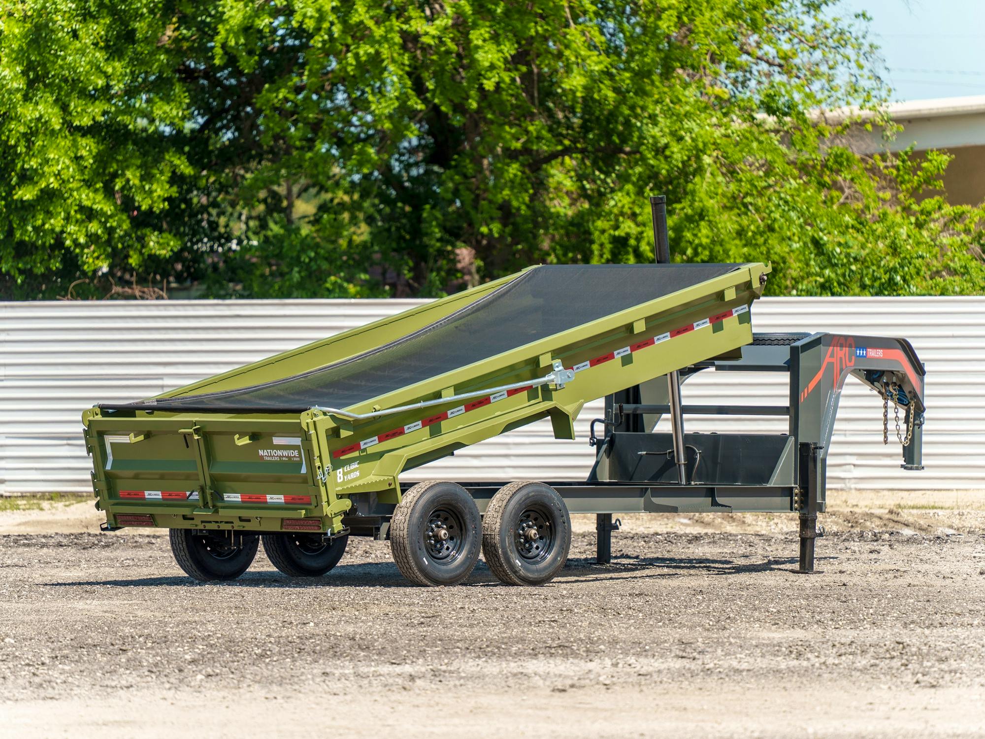 ARC Trailers 16'x83" Gooseneck Telescopic Dump Trailer w/ 2' Sides (GDT) - Stock #89290 - Image 2 of 2