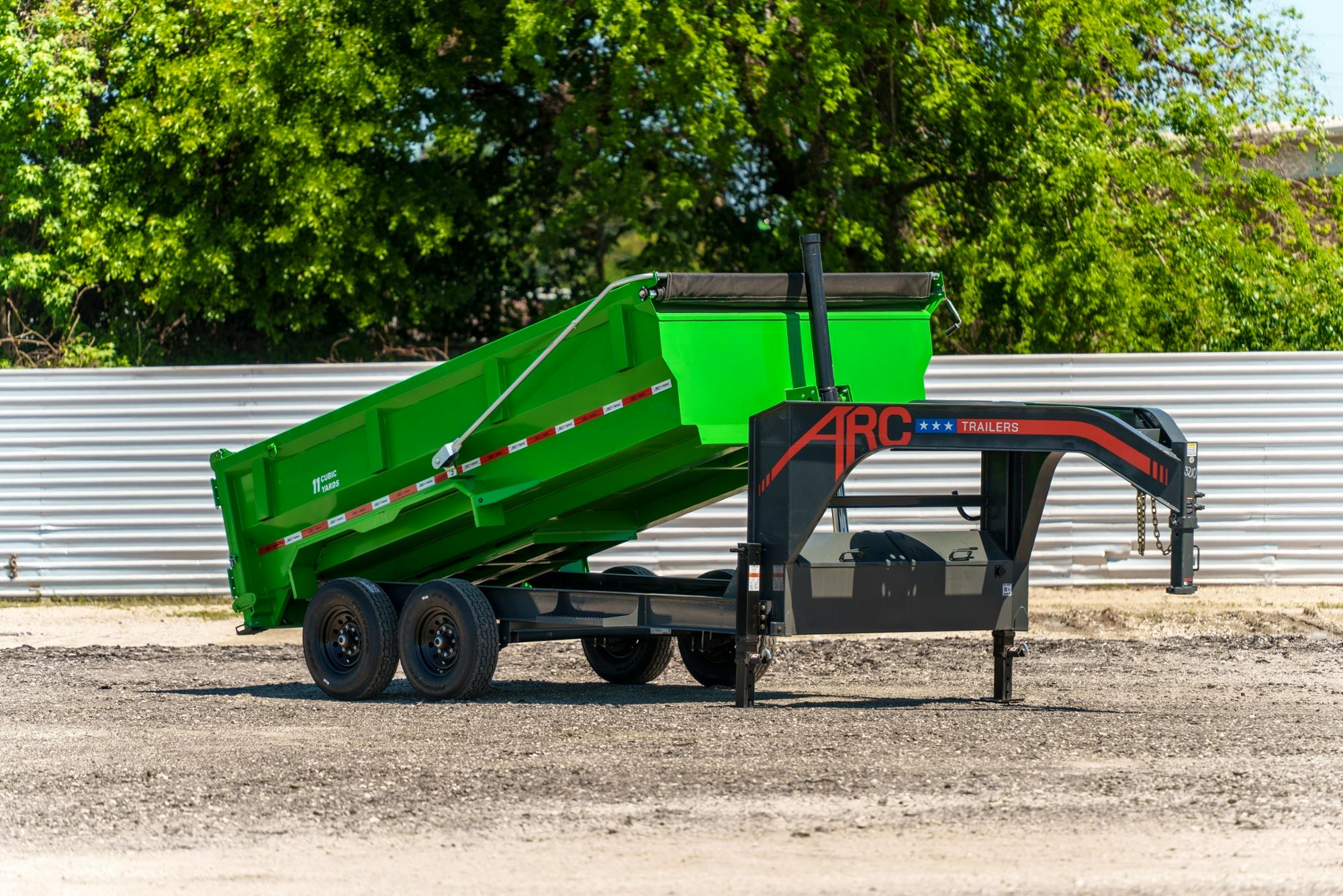 ARC Trailers 14'x83" Gooseneck Telescopic Dump Trailer w/ 3' Sides (GDT) - Stock #89291 - Image 1 of 4