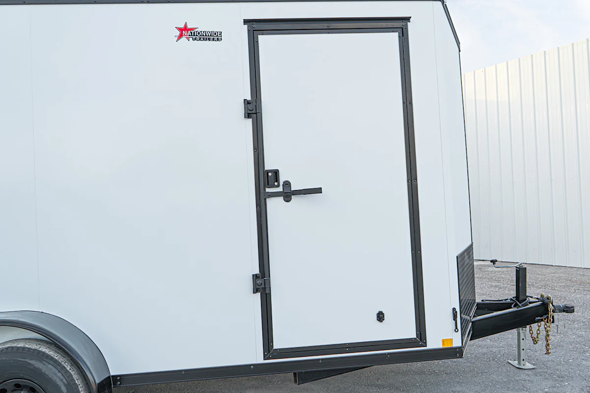 CellTech 7'x16' All-Steel Enclosed Cargo Trailer w/ Rear Ramp Door (C2) - Stock #89295 - Image 5 of 14 CellTech 7'x16' All-Steel Enclosed Cargo Trailer w/ Rear Ramp Door (C2) - Stock #89295 - Image 5 of 14