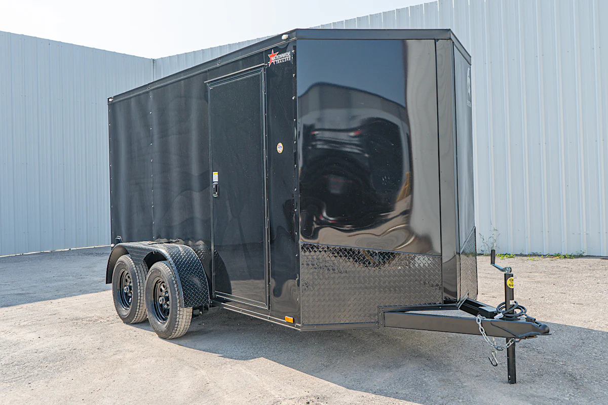 Spartan 6'x12' Enclosed Cargo Trailer w/ Rear Ramp Door (C2) - Stock #89300 - Image 2 of 16 Spartan 6'x12' Enclosed Cargo Trailer w/ Rear Ramp Door (C2) - Stock #89300 - Image 2 of 16