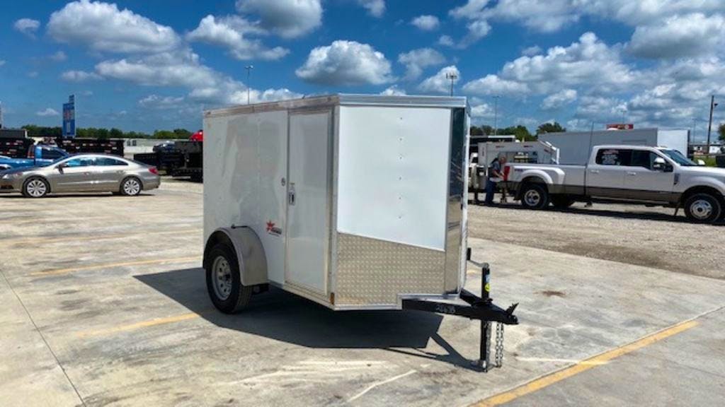 Spartan 5'x8' Enclosed Cargo Trailer w/ Rear Ramp Door (C1) - Stock #89311 - Image 4 of 4