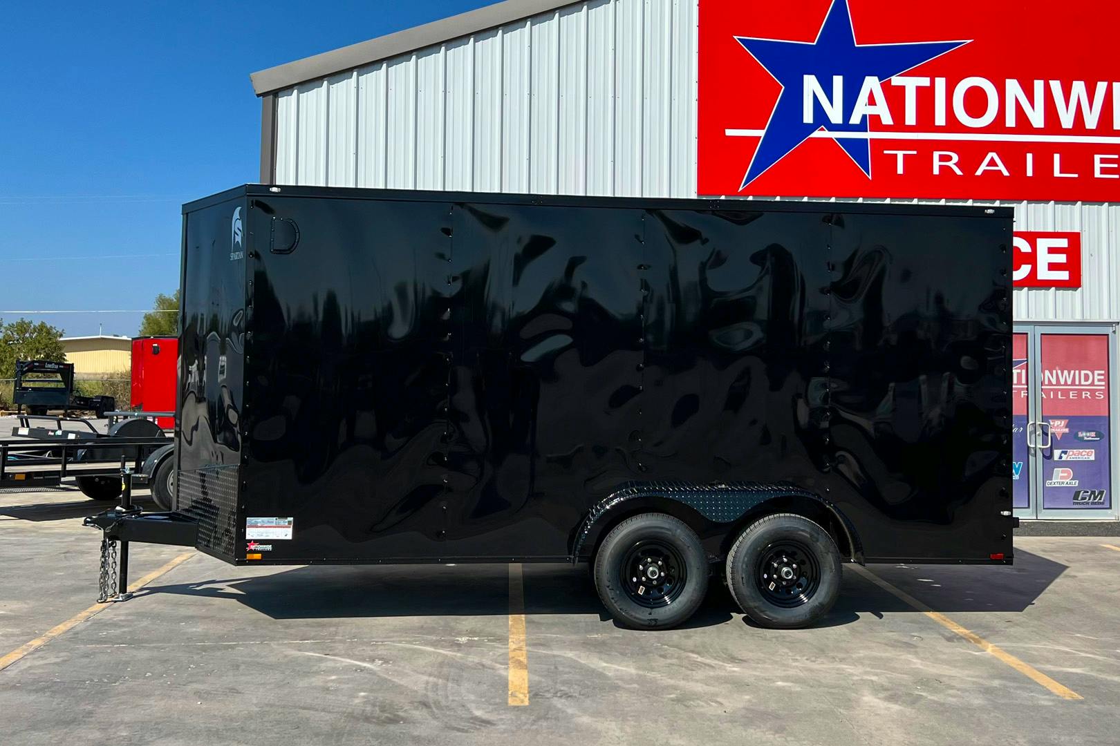 Spartan 7'x14' Enclosed Cargo Trailer w/ Rear Ramp Door (C2) - Stock #89329 - Image 4 of 6