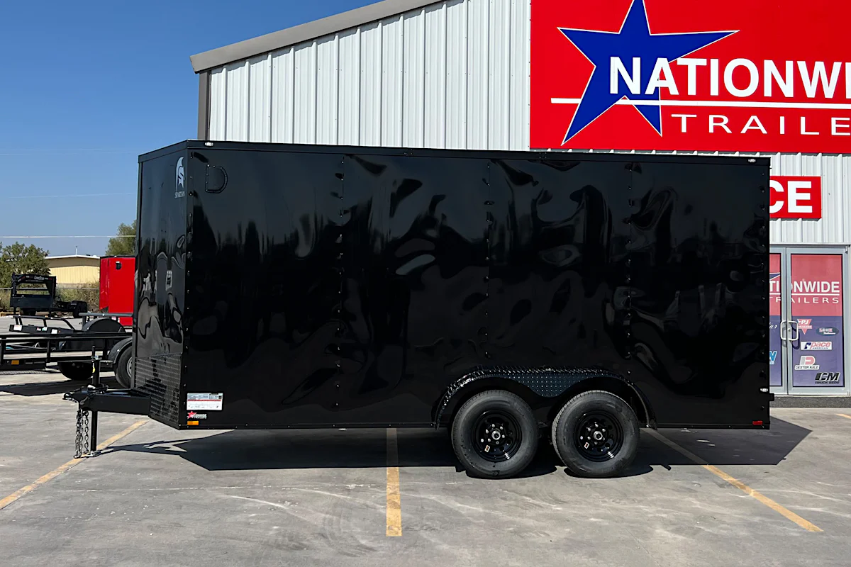 Spartan 7'x14' Enclosed Cargo Trailer w/ Rear Ramp Door (C2) - Stock #89329 - Image 4 of 6 Spartan 7'x14' Enclosed Cargo Trailer w/ Rear Ramp Door (C2) - Stock #89329 - Image 4 of 6