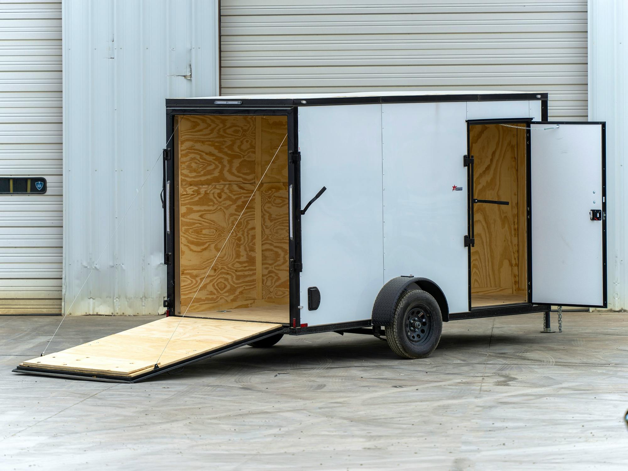 Spartan 6'x12' Enclosed Cargo Trailer w/ Rear Ramp Door (C1) - Stock #89335 - Image 2 of 4