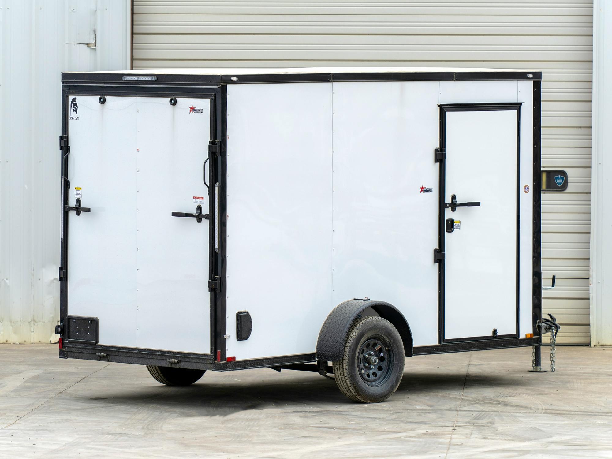 Spartan 6'x12' Enclosed Cargo Trailer w/ Rear Ramp Door (C1) - Stock #89335 - Image 4 of 4