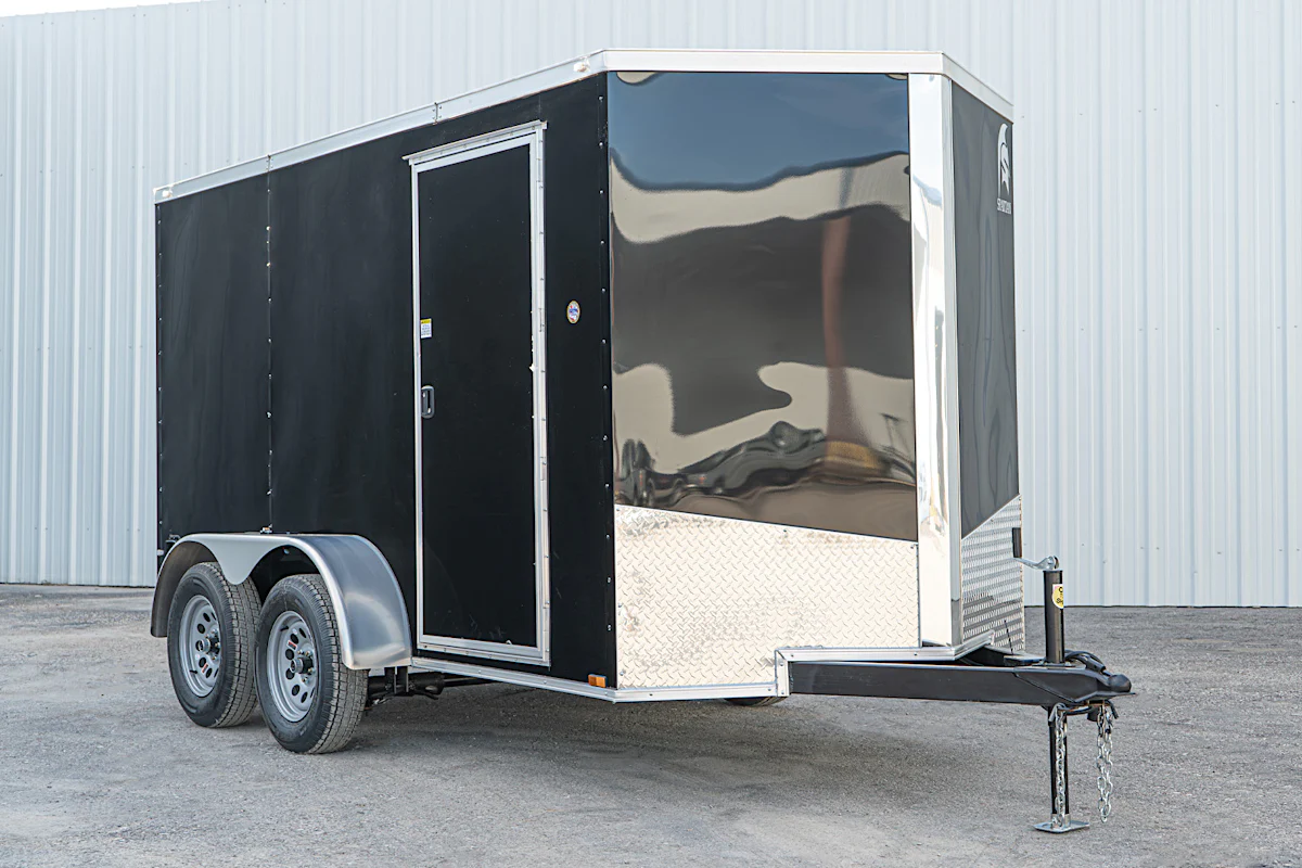 Spartan 6'x12' Enclosed Cargo Trailer w/ Rear Ramp Door (C2) - Stock #89336 - Image 2 of 17 Spartan 6'x12' Enclosed Cargo Trailer w/ Rear Ramp Door (C2) - Stock #89336 - Image 2 of 17