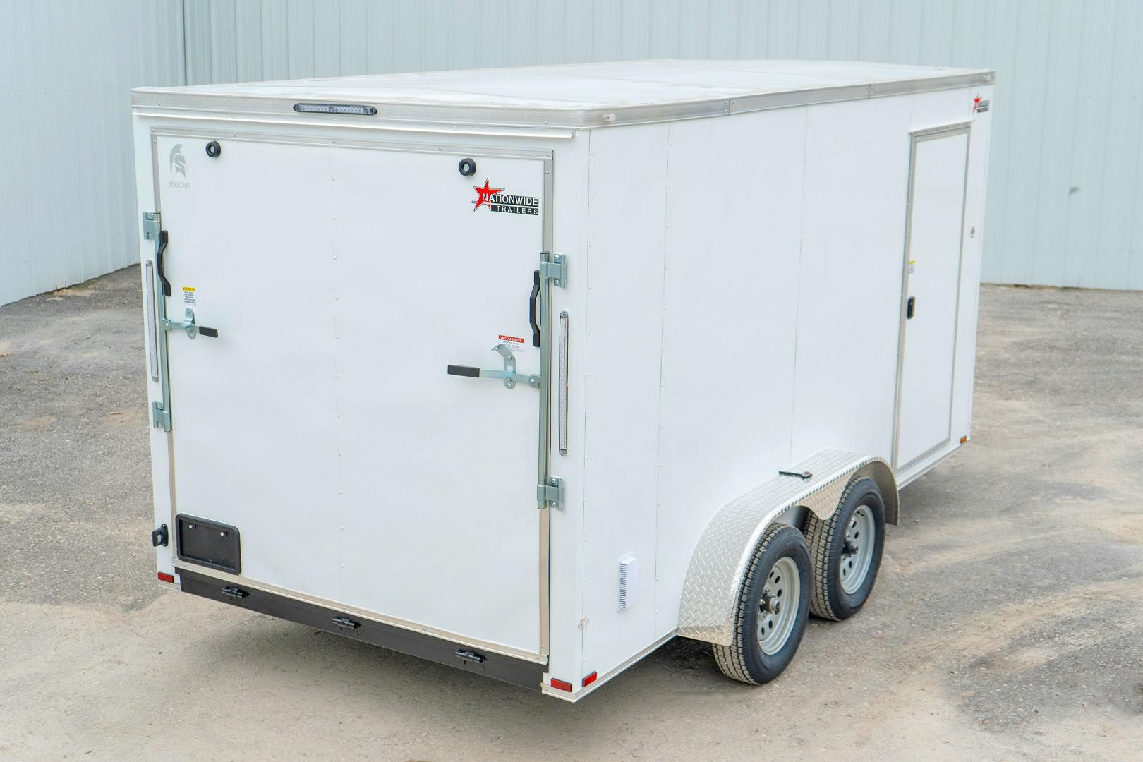 Spartan 7'x14' Enclosed Cargo Trailer w/ Rear Ramp Door (C2) - Stock #89352 - Image 13 of 19
