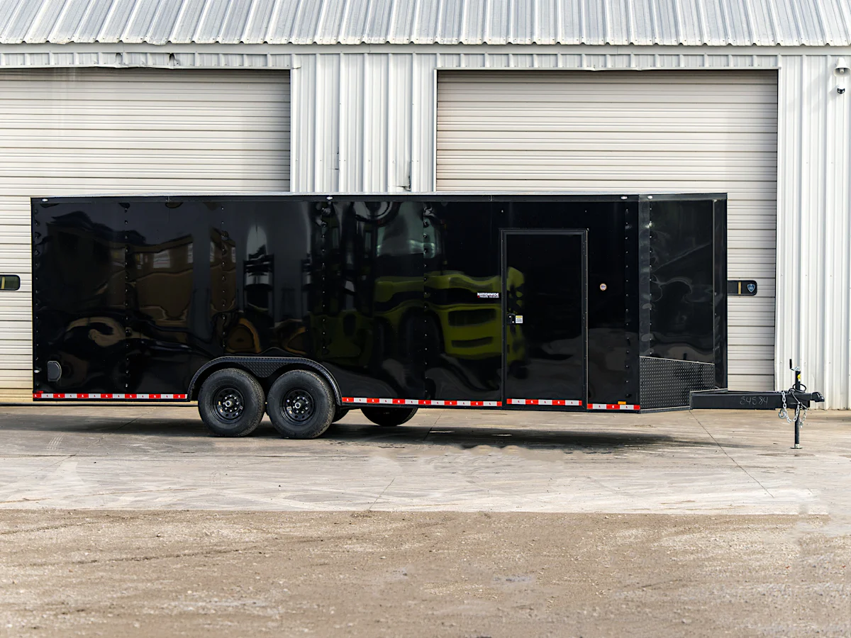 Spartan 8.5'x24' Enclosed Cargo Trailer w/ Rear Ramp Door (C2) - Stock #89358 - Image 1 of 2 Spartan 8.5'x24' Enclosed Cargo Trailer w/ Rear Ramp Door (C2) - Stock #89358 - Image 1 of 2