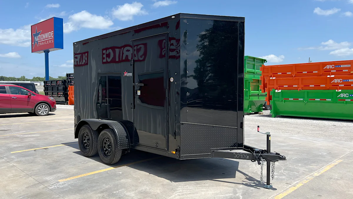Spartan 6'x12' Enclosed Cargo Trailer w/ Rear Ramp Door (C2) - Stock #89361 - Image 6 of 9 Spartan 6'x12' Enclosed Cargo Trailer w/ Rear Ramp Door (C2) - Stock #89361 - Image 6 of 9