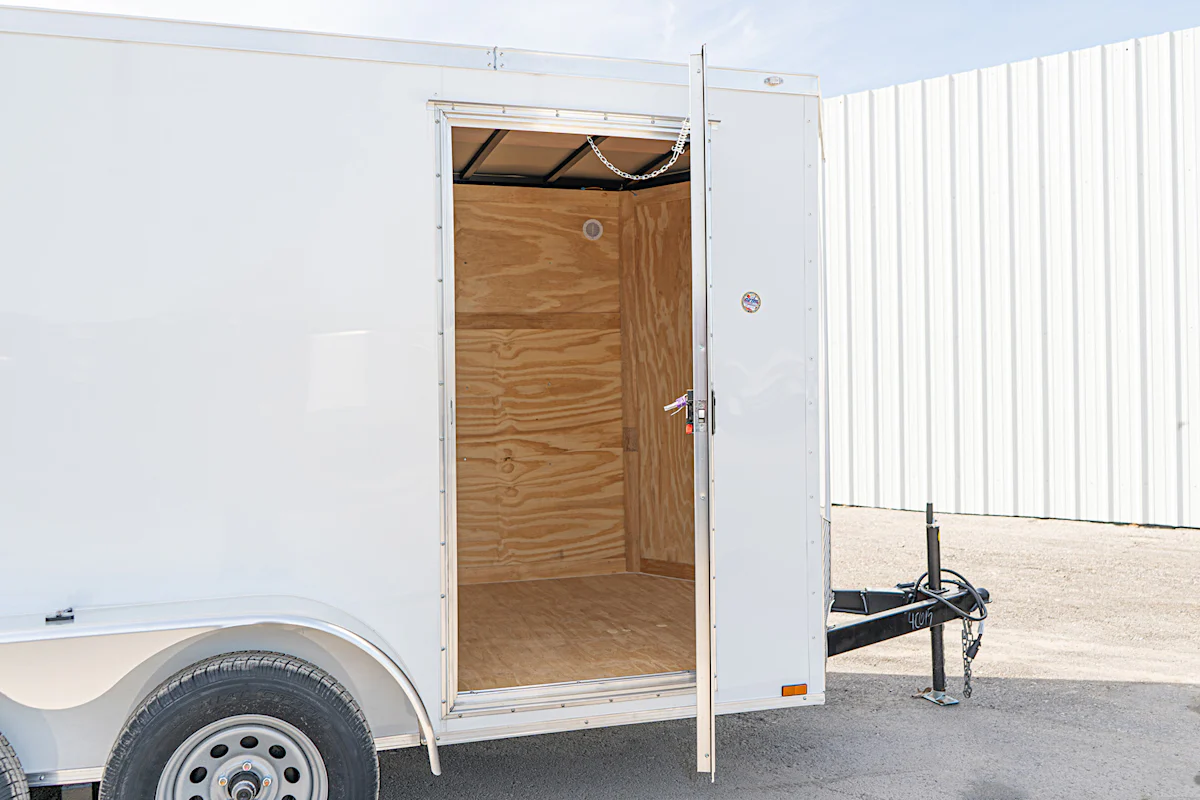Spartan 6'x12' Enclosed Cargo Trailer w/ Rear Ramp Door (C2) - Stock #89376 - Image 8 of 20 Spartan 6'x12' Enclosed Cargo Trailer w/ Rear Ramp Door (C2) - Stock #89376 - Image 8 of 20