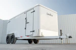 LoneStar 6.5'x16' 14k Steel Enclosed Cargo Trailer w/ Rear Barn Doors (C2) Stock #89383 - Thumbnail 3