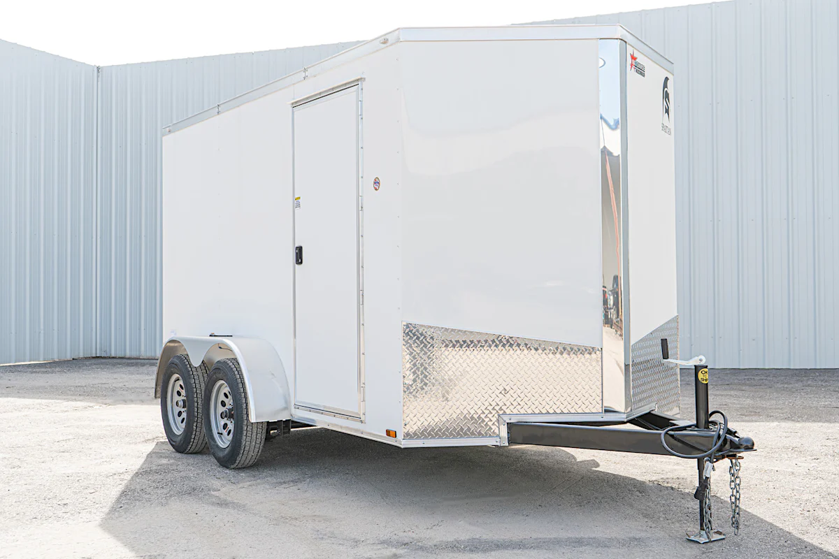 Spartan 6'x12' Enclosed Cargo Trailer w/ Rear Ramp Door (C2) - Stock #89393 - Image 2 of 20 Spartan 6'x12' Enclosed Cargo Trailer w/ Rear Ramp Door (C2) - Stock #89393 - Image 2 of 20