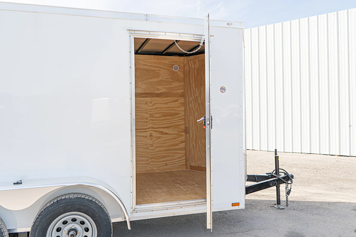 Spartan 6'x12' Enclosed Cargo Trailer w/ Rear Ramp Door (C2) - Stock #89393 - Image 8 of 20 Spartan 6'x12' Enclosed Cargo Trailer w/ Rear Ramp Door (C2) - Stock #89393 - Image 8 of 20