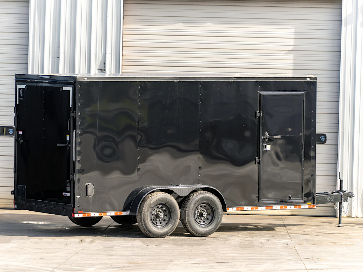 Spartan 7'x16' Enclosed Cargo Trailer w/ Rear Ramp Door (C2) - Stock #89394 - Image 3 of 3 Spartan 7'x16' Enclosed Cargo Trailer w/ Rear Ramp Door (C2) - Stock #89394 - Image 3 of 3