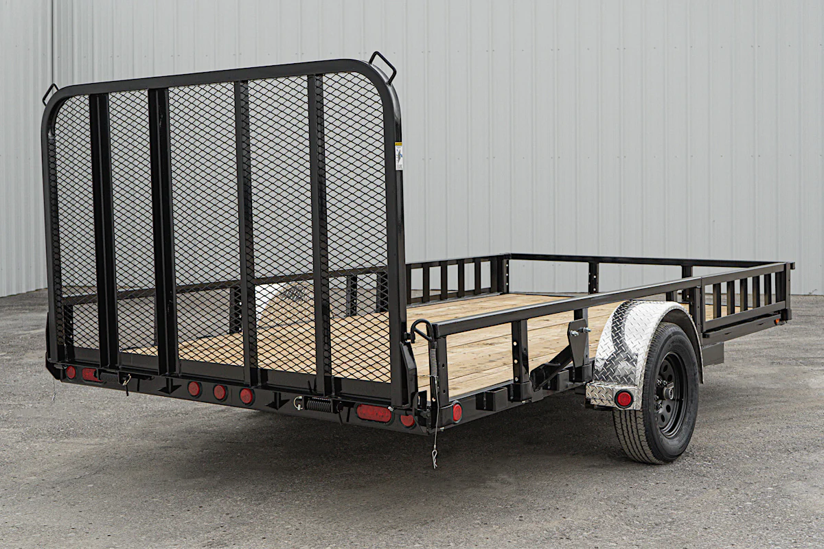 PJ Trailers 14'x83" Single Axle 4" Channel Utility Trailer (U8) - Stock #89398 - Image 16 of 19 PJ Trailers 14'x83" Single Axle 4" Channel Utility Trailer (U8) - Stock #89398 - Image 16 of 19