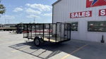 Texas Bragg 12'x77" Landscape Trailer w/ 4' Sides & 4' Gate (L1) Stock #89403 - Thumbnail 2
